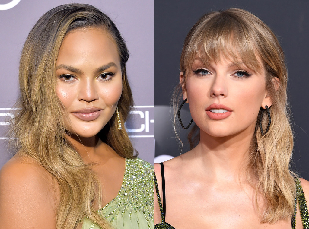 Chrissy Teigen Claps Back After Man Questions Taylor Swift S Fertility E Online